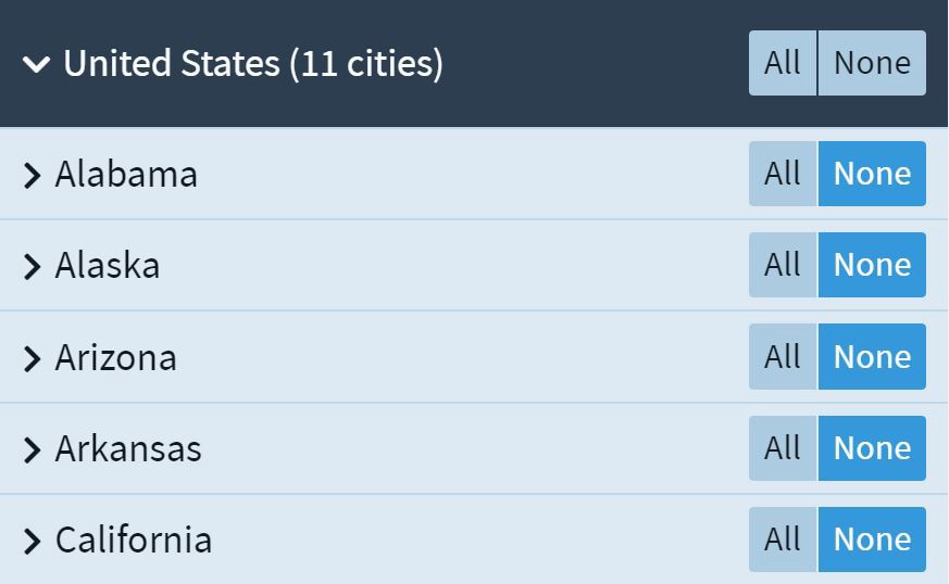 Search Craigslist by state