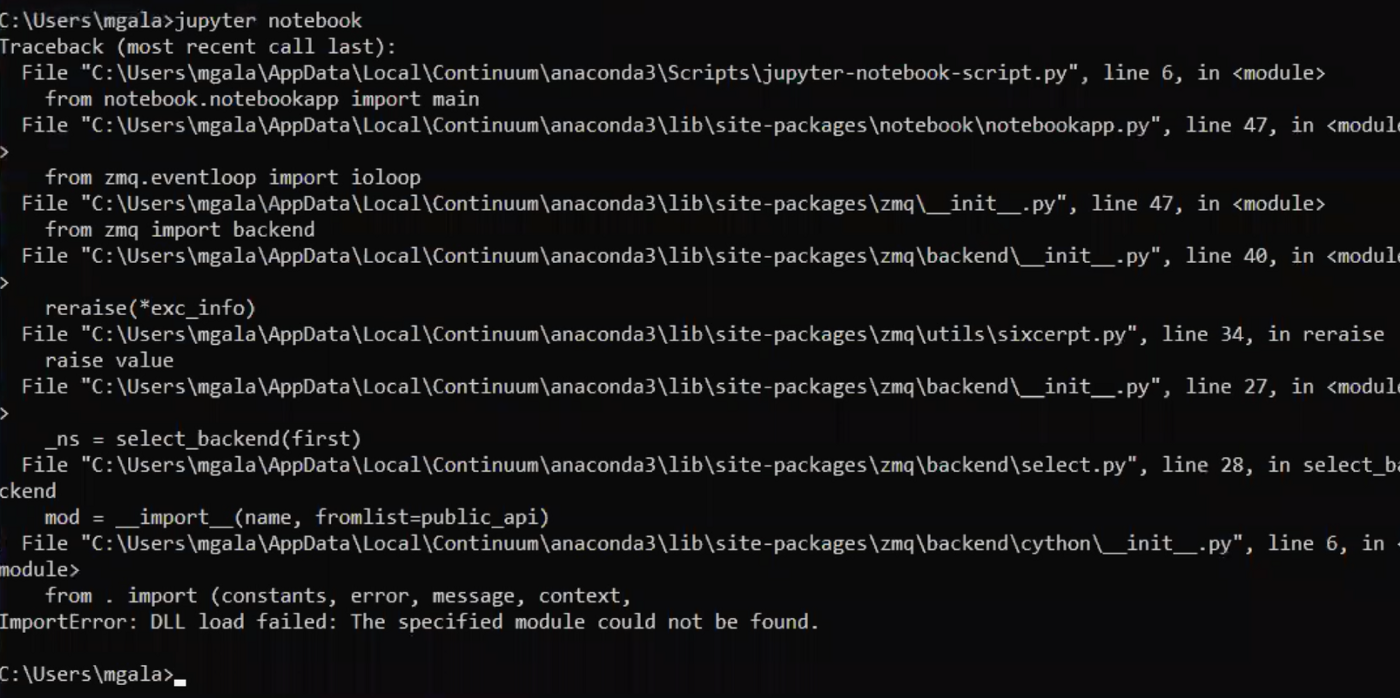 Установка Python. Error loading Python dll. Error: could not install packages due to an OSERROR: [errno 28] no Space left on device питон.