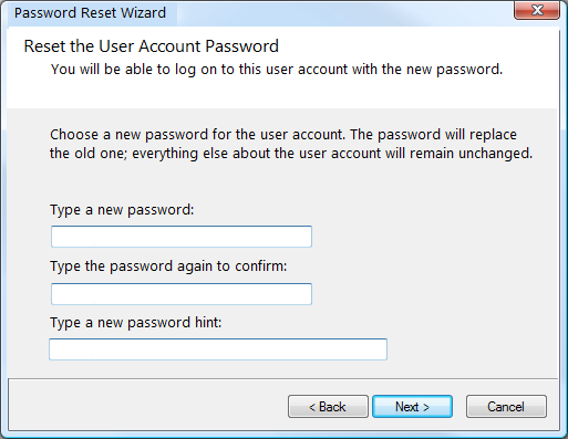 windows password reset disk